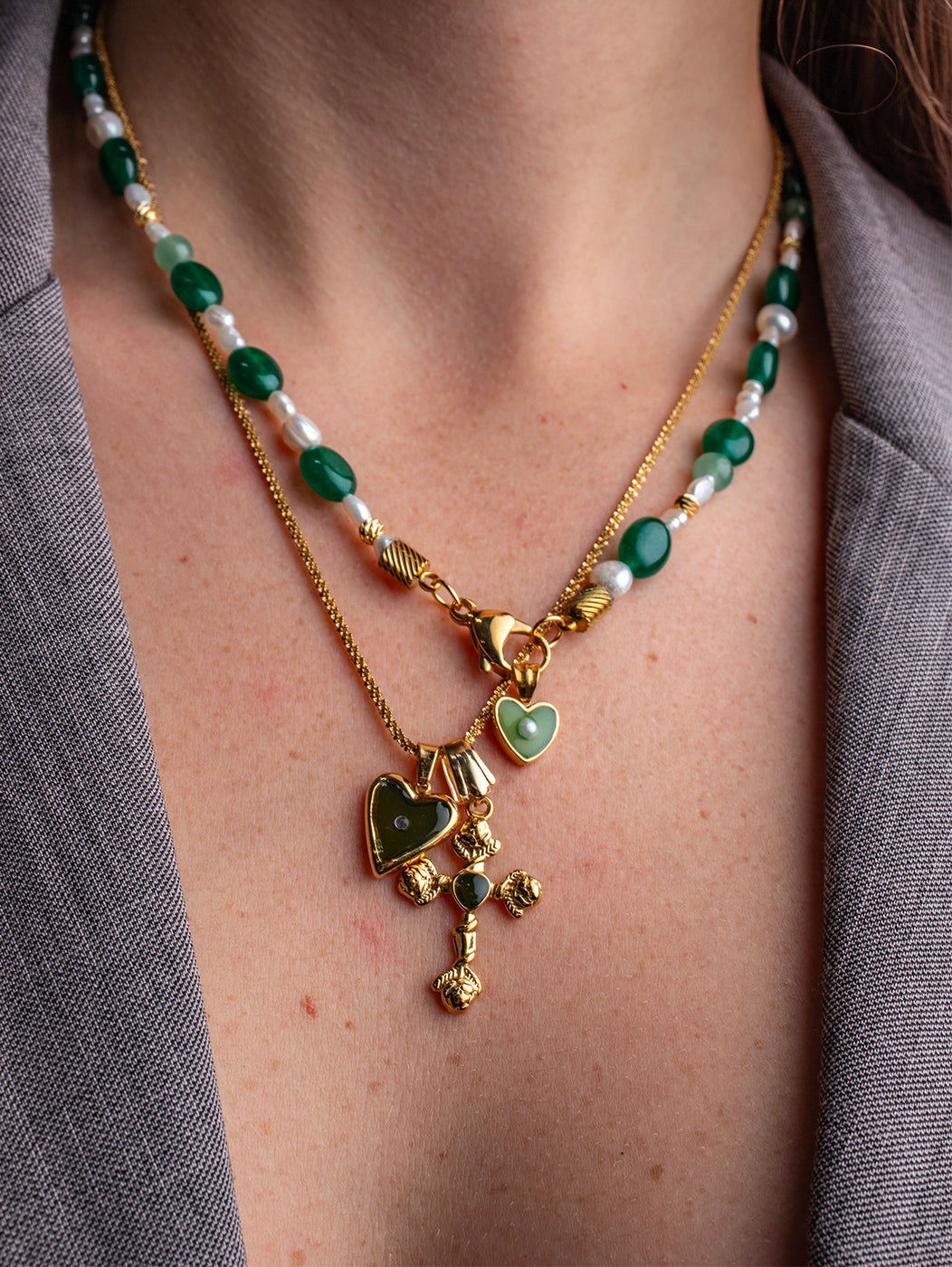 Colier Afrodite Verde