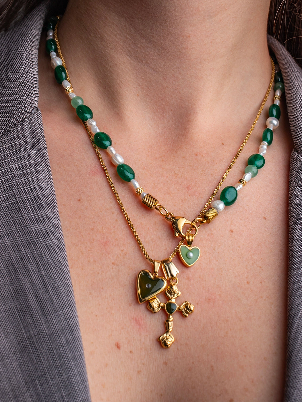 Colier Afrodite Verde