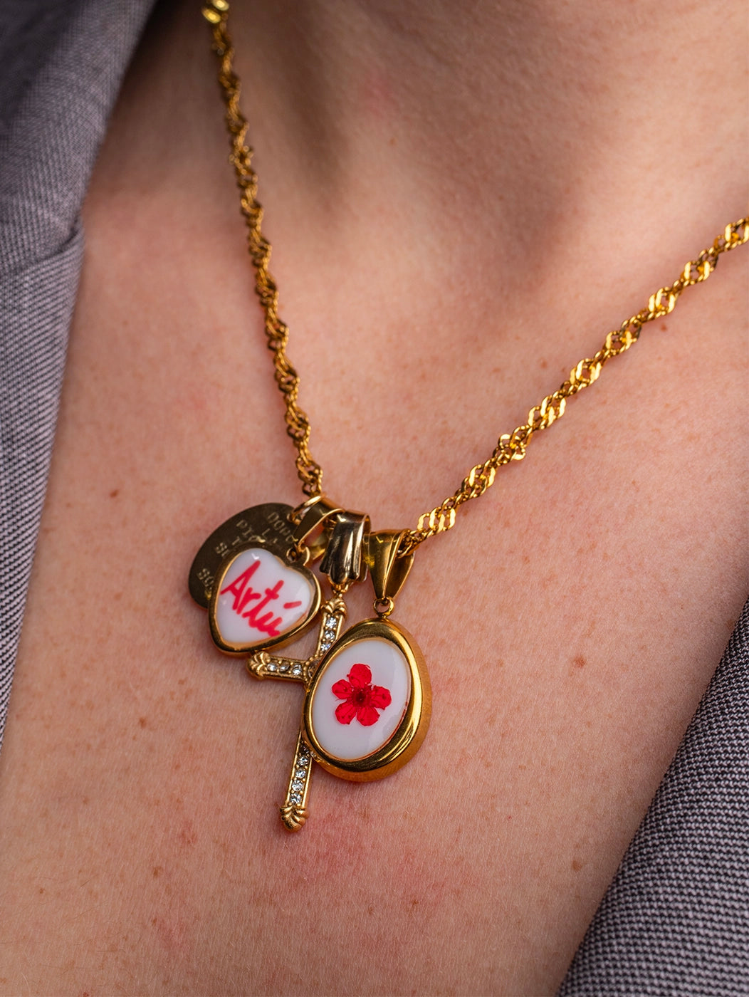 Ciondolo Ovale di primavera