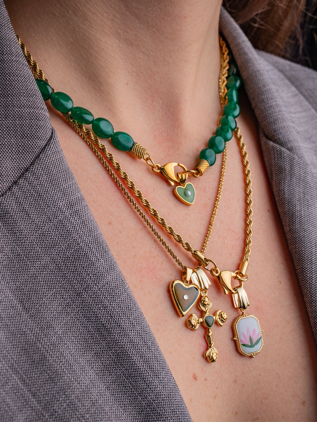 Combo Anthea Dark Green