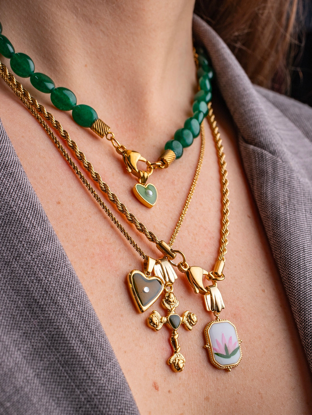 Combo Anthea Dark Green