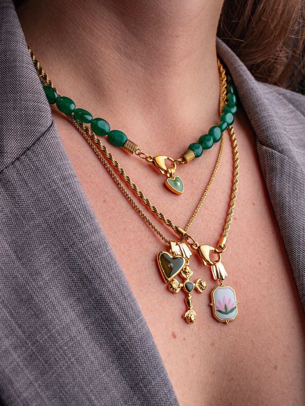 Combo Anthea Dark Green