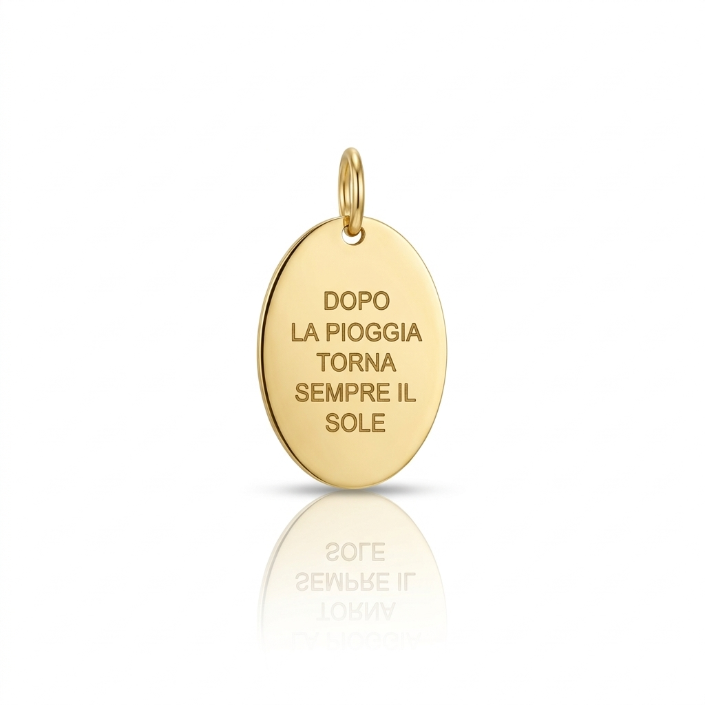 Ciondolo “Incidimi” ovale