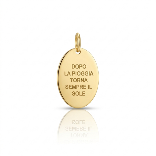 Ciondolo “Incidimi” ovale